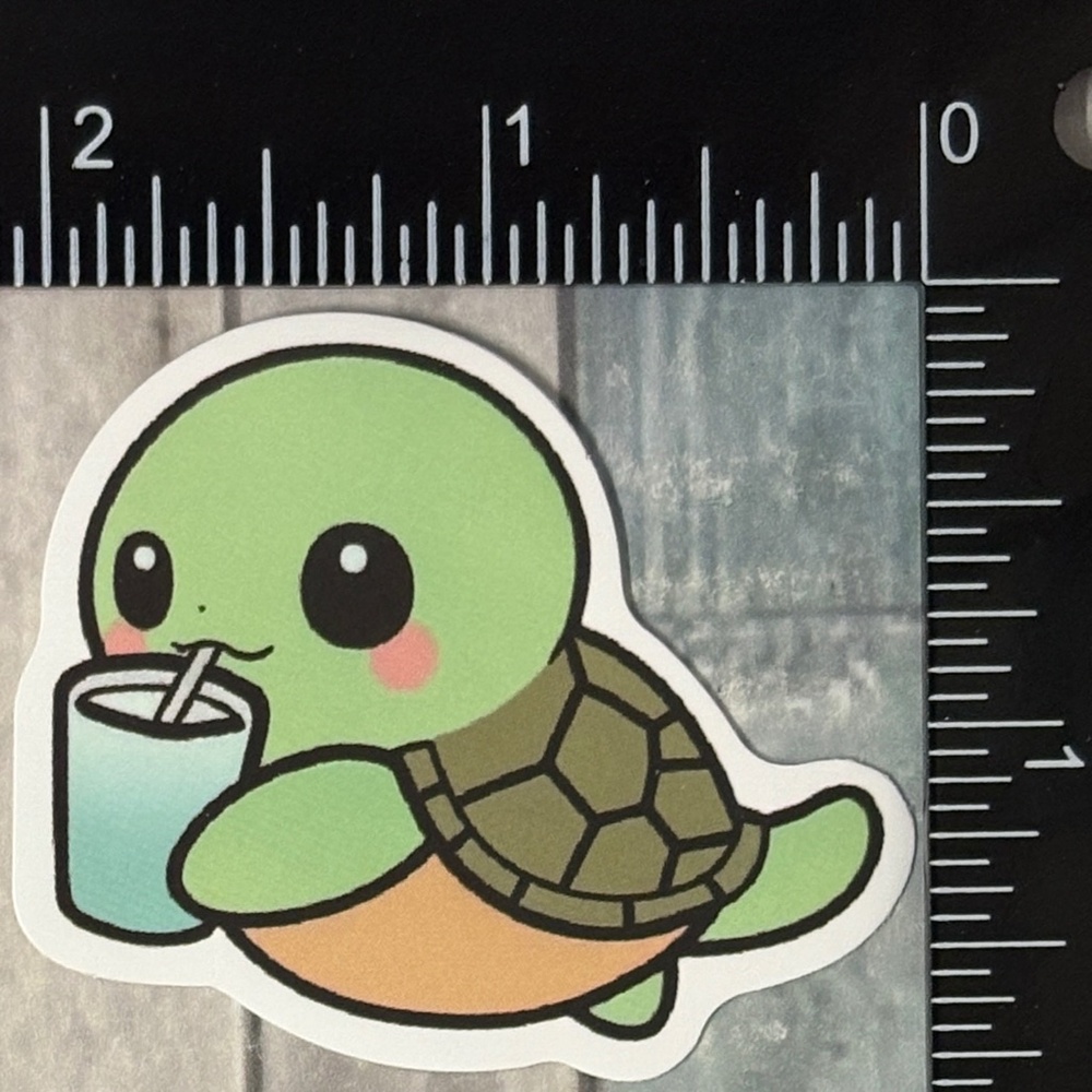 ๐10/$10๐ Baby Turtle Reusable Waterproof Vinyl Sticker Decal - Picture 1 of 1